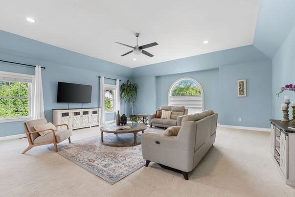 Interior, Living room, Recessed Lighting