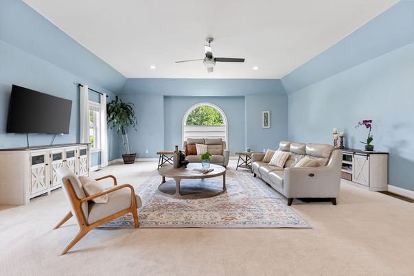Interior, Living room, Recessed Lighting