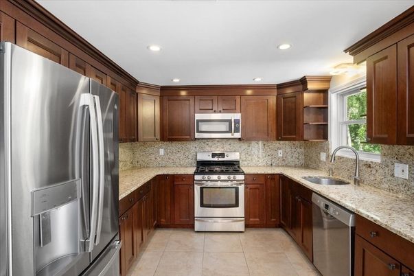Interior, Kitchen, Recessed Lighting, Stainless Steel Appliances