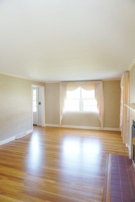 Empty room, Fireplace, Interior, Wood Texture Flooring