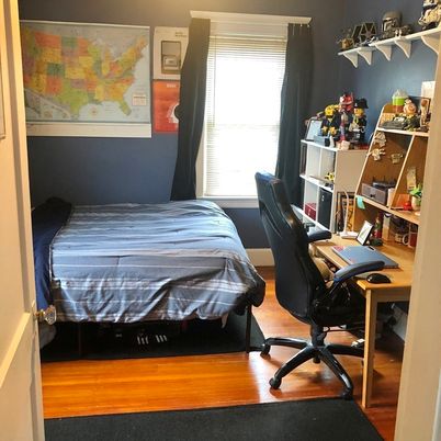 Bedroom, Home Office, Interior, Wood Texture Flooring