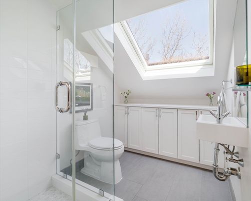 Bathroom, Glass Shower, Interior