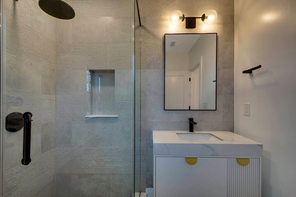 Bathroom, Glass Shower, Interior