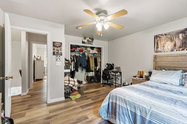 Bedroom, Interior, Wood Texture Flooring