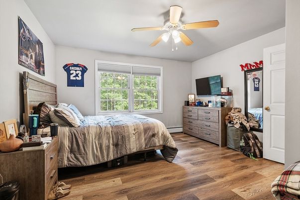 Bedroom, Interior, Wood Texture Flooring