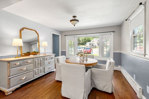 Dining room, Interior, Wood Texture Flooring