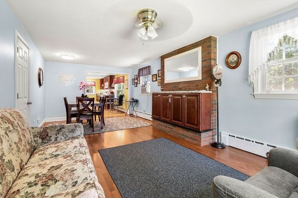 Dining room, Interior, Wood Texture Flooring