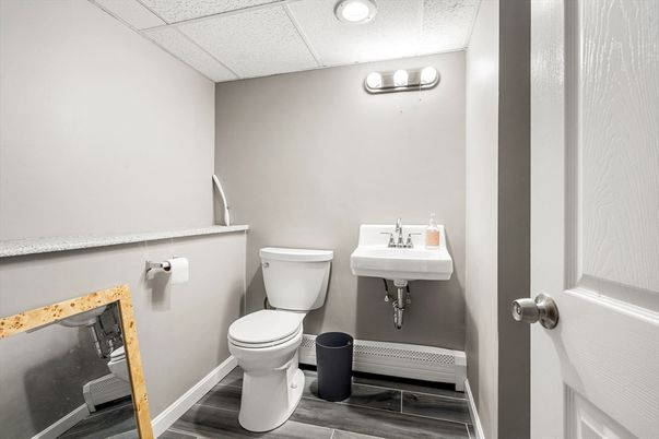 Bathroom, Interior, Wood Texture Flooring