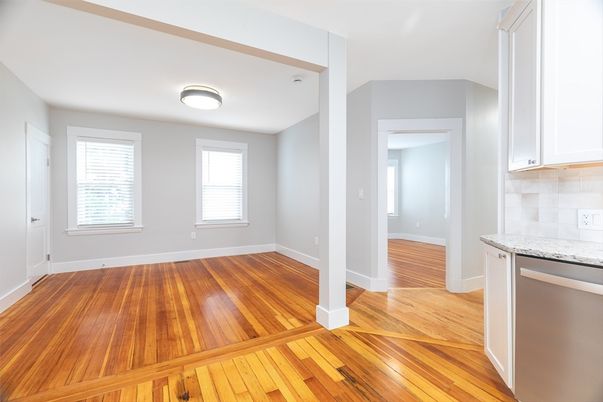 Empty room, Interior, Wood Texture Flooring