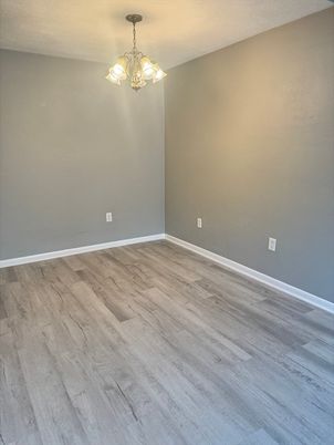 Chandelier, Empty room, Interior, Wood Texture Flooring