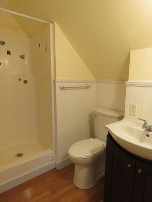 Bathroom, Interior, Wood Texture Flooring