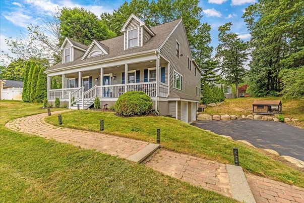 Attached, Backyard, Exterior, Facade, Cape Cod