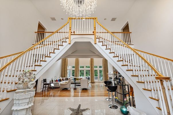 Chandelier, Interior, Living room, Wood Texture Flooring