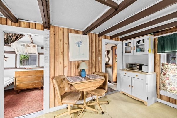 Home Office, Interior, Wooden Walls