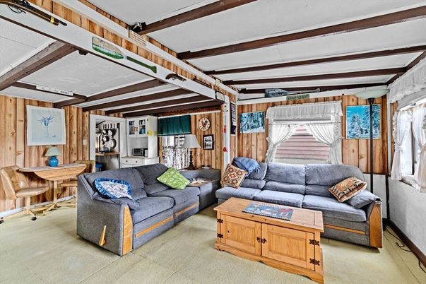 Interior, Living room, Wooden Beams