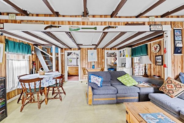 Dining room, Interior, Living room, Wooden Beams