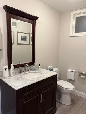 Bathroom, Interior, Wood Texture Flooring