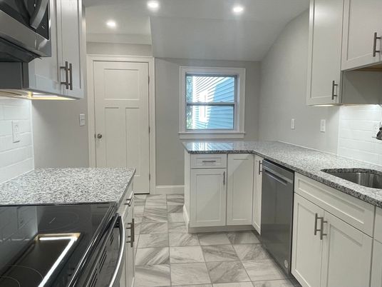 Interior, Kitchen, Marble, Recessed Lighting