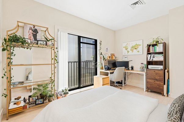 Bedroom, Home Office, Interior, Wood Texture Flooring