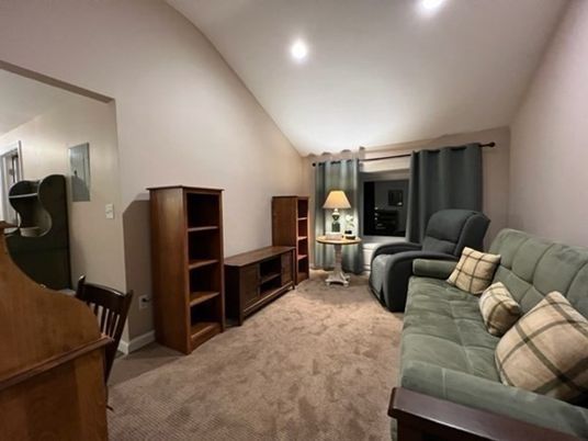 Interior, Living room, Recessed Lighting