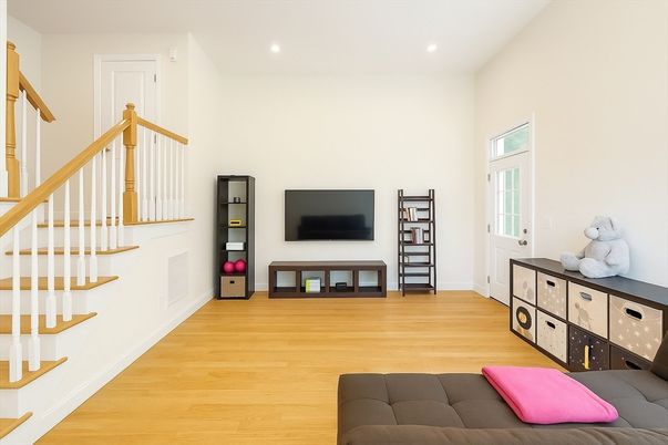 Interior, Recessed Lighting, Wood Texture Flooring