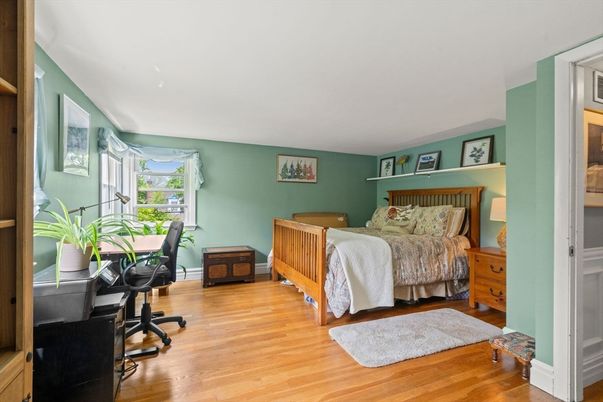 Bedroom, Home Office, Interior, Wood Texture Flooring