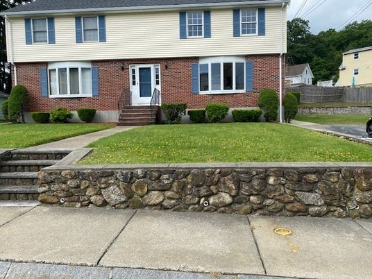 Exterior, Facade, Brick Facade, Raised Ranch