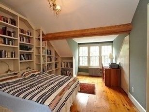 Bedroom, Interior, Wooden Beams, Wood Texture Flooring