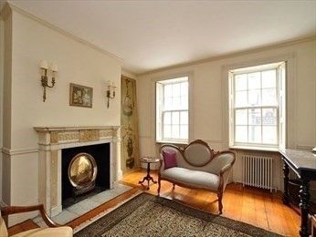 Fireplace, Interior, Wood Texture Flooring