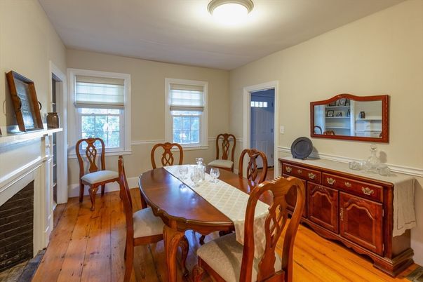 Dining room, Interior, Wood Texture Flooring