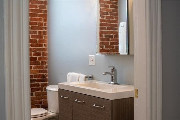 Bathroom, Interior, Stone Walls