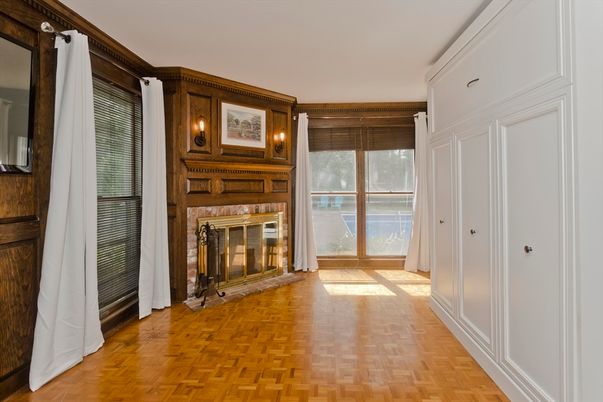 Fireplace, Interior, Wood Texture Flooring, Wooden Walls