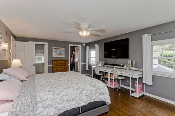 Bedroom, Home Office, Interior, Wood Texture Flooring