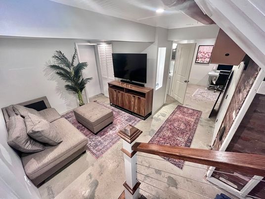 Interior, Living room, Recessed Lighting