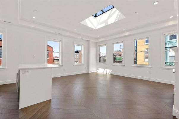Glass Ceilings, Interior, Recessed Lighting, Wood Texture Flooring