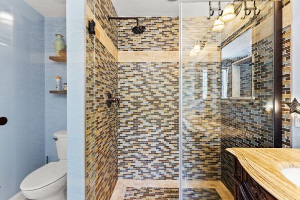 Bathroom, Glass Shower, Interior