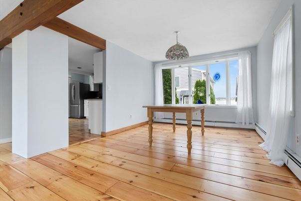 Interior, Kitchen, Wooden Beams, Wood Texture Flooring