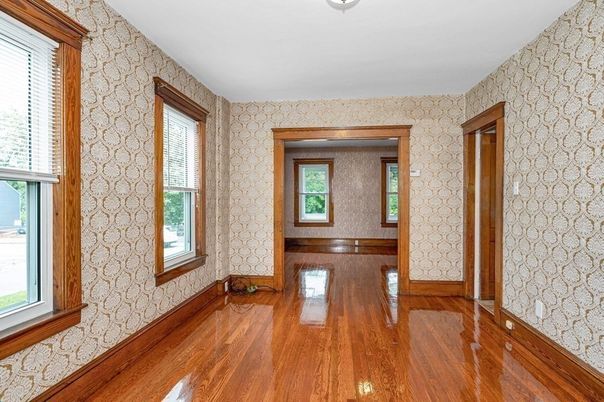 Empty room, Interior, Wood Texture Flooring