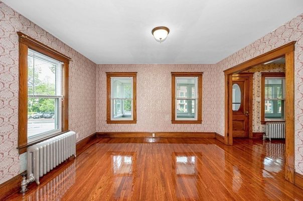 Empty room, Interior, Wood Texture Flooring