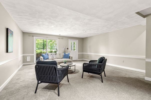 Interior, Living room, Recessed Lighting