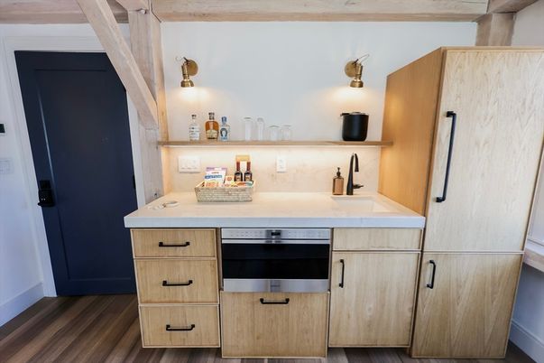 Bathroom, Dual Sink Vanities, Interior, Wood Texture Flooring