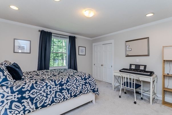 Bedroom, Home Office, Interior, Recessed Lighting