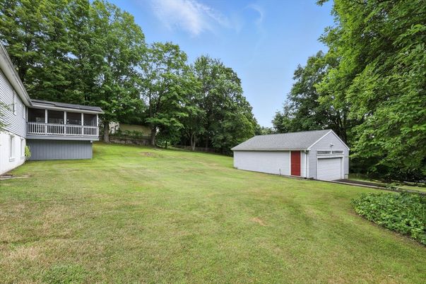 Backyard, Detached Garage, Exterior