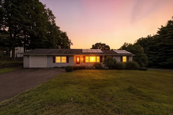 Attached, Backyard, Exterior, Facade, Solar Panels, Ranch