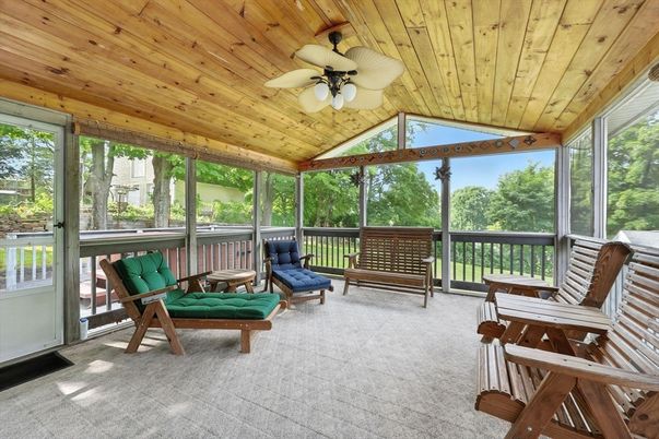 Interior, Sun Room, Wooden Ceilings