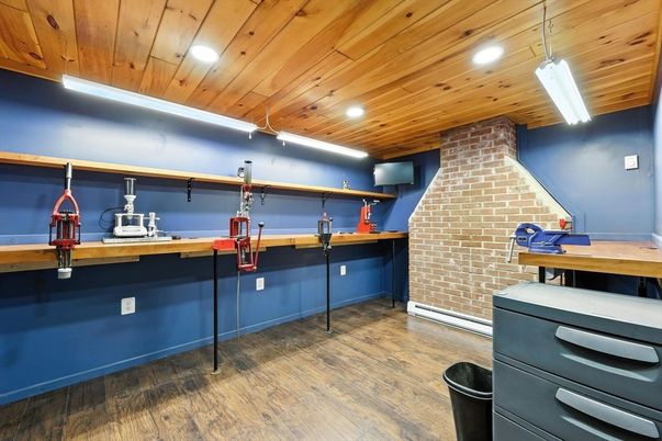 Interior, Recessed Lighting, Stone Walls, Wooden Ceilings, Wood Texture Flooring