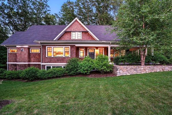 Exterior, Facade, Brick Facade, Cape Cod