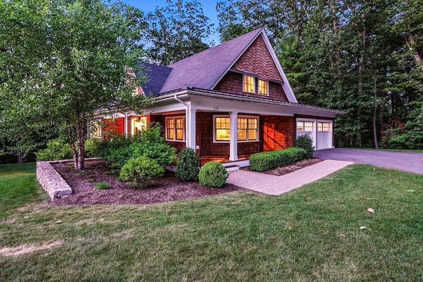 Attached, Exterior, Facade, Brick Facade, Tudor Revival
