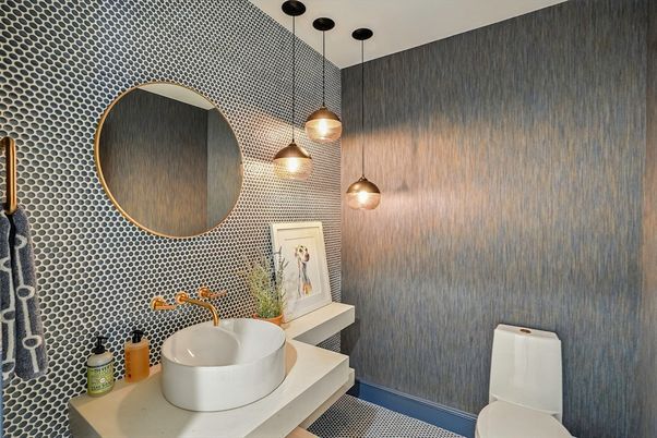 Bathroom, Interior, Pendant Lights