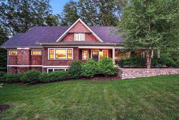 Exterior, Facade, Brick Facade, Cape Cod